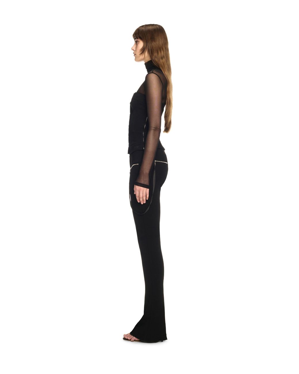 Off-White c/o Virgil Abloh Black Britney Zip Pants