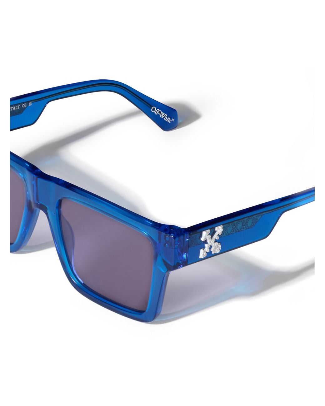 Off-White c/o Virgil Abloh Black Lawton Lens Sunglasses