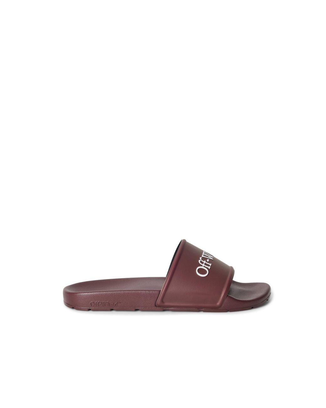 Off-White c/o Virgil Abloh Brown Bookish Sliders for men