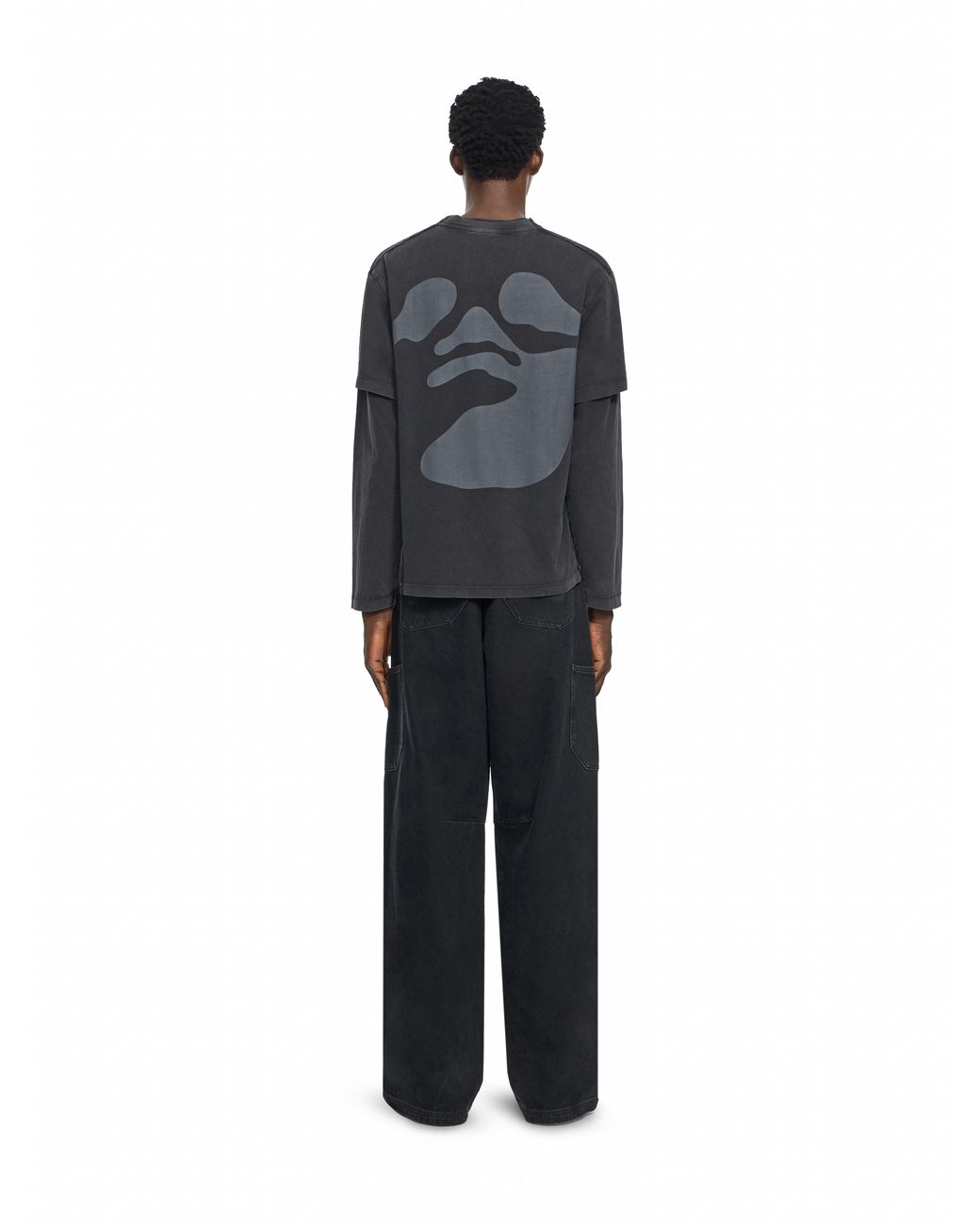 Off-White c/o Virgil Abloh Black Half Arrow Cargo Jeans for men