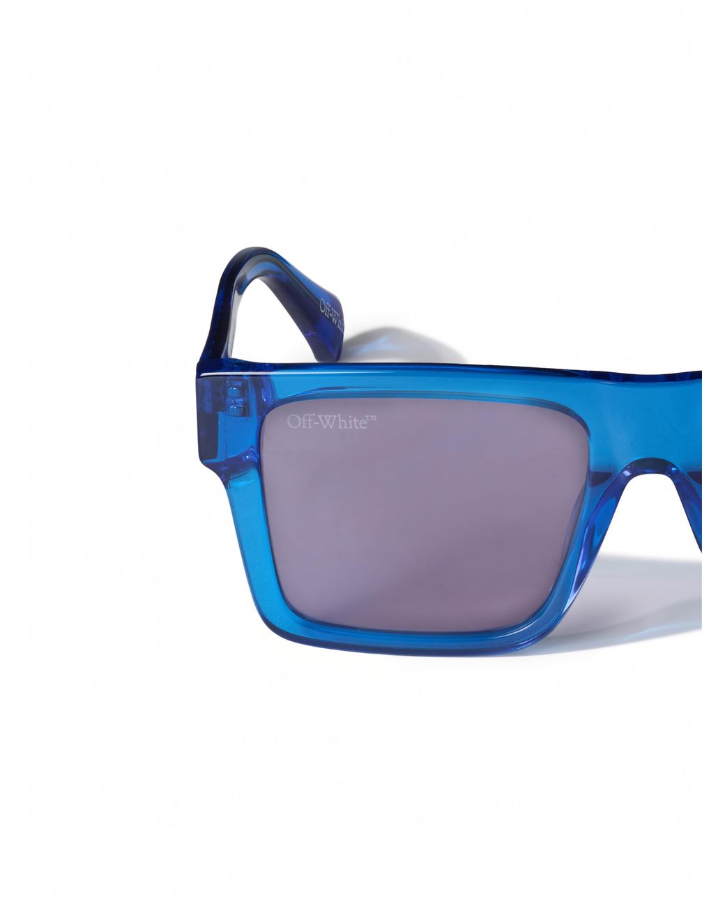 Off-White c/o Virgil Abloh Black Lawton Lens Sunglasses