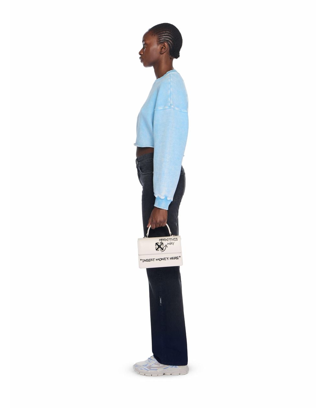 Off-White c/o Virgil Abloh Natural Jitney 1.4 Top Handle Bag