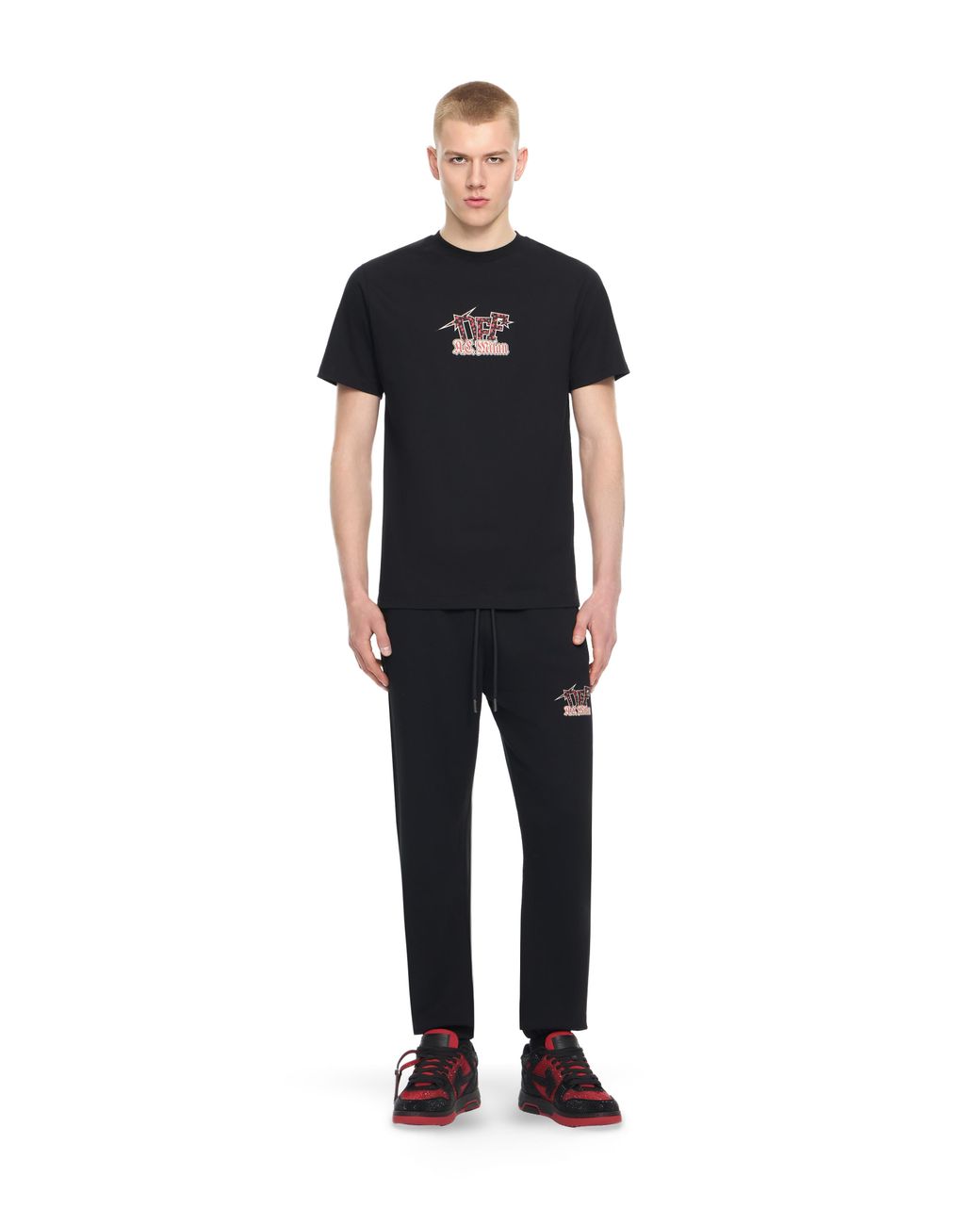 Off-White c/o Virgil Abloh Red Out Of Office Strass Sneakers for men
