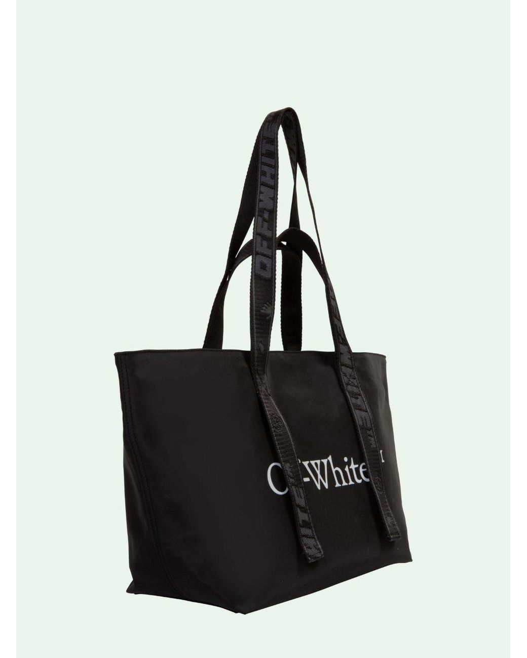 Totes bags Off-White - Small Commercial Tote bag in black -  OWNA143R21FAB0011001