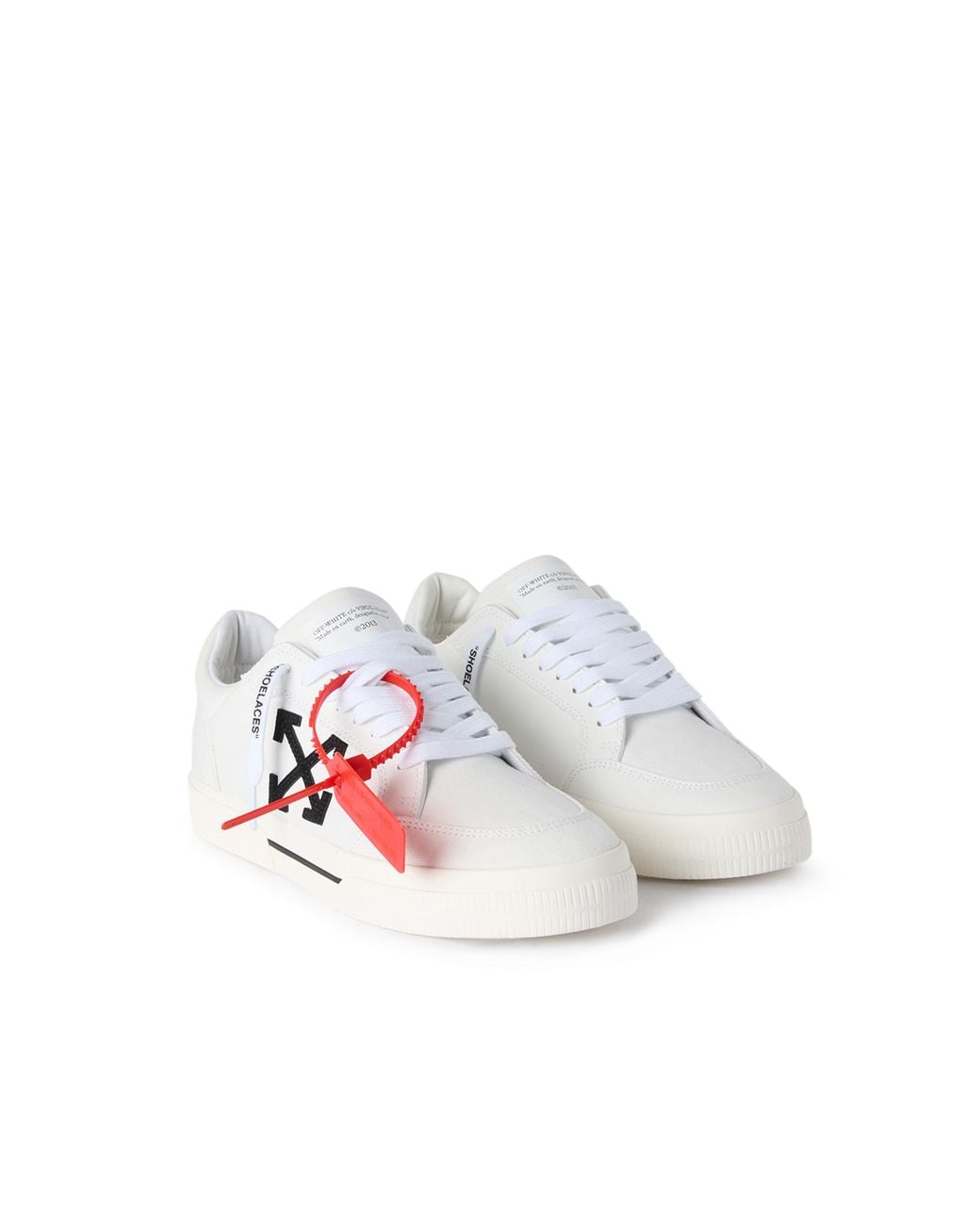 Off-White c/o Virgil Abloh White Vulcanized Low Sneakers for men