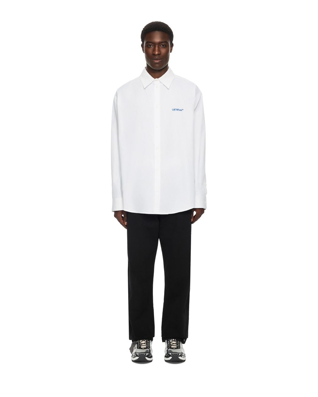 Off-White c/o Virgil Abloh White Bacco Arrow Poplin Overshirt for men