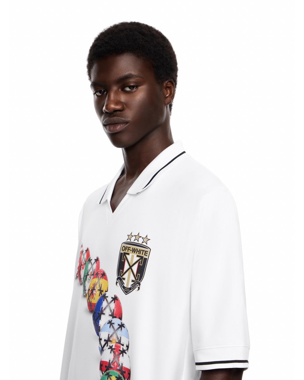 Off-White c/o Virgil Abloh White Soccer '26 Tech T-Shirt for men