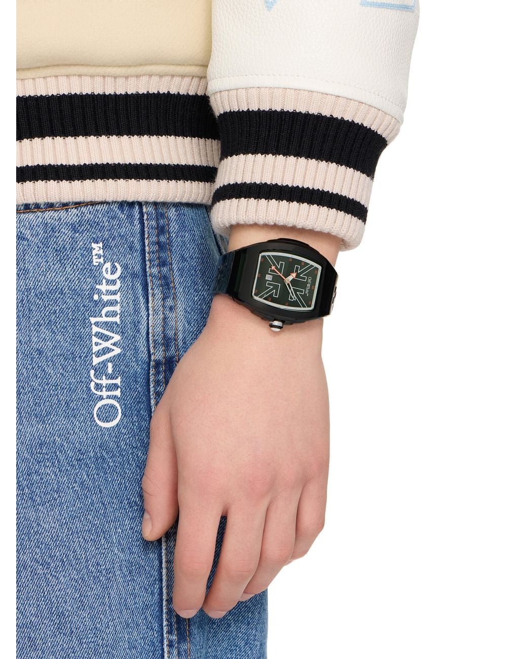 Off-White c/o Virgil Abloh Green "Beat" Watch for men