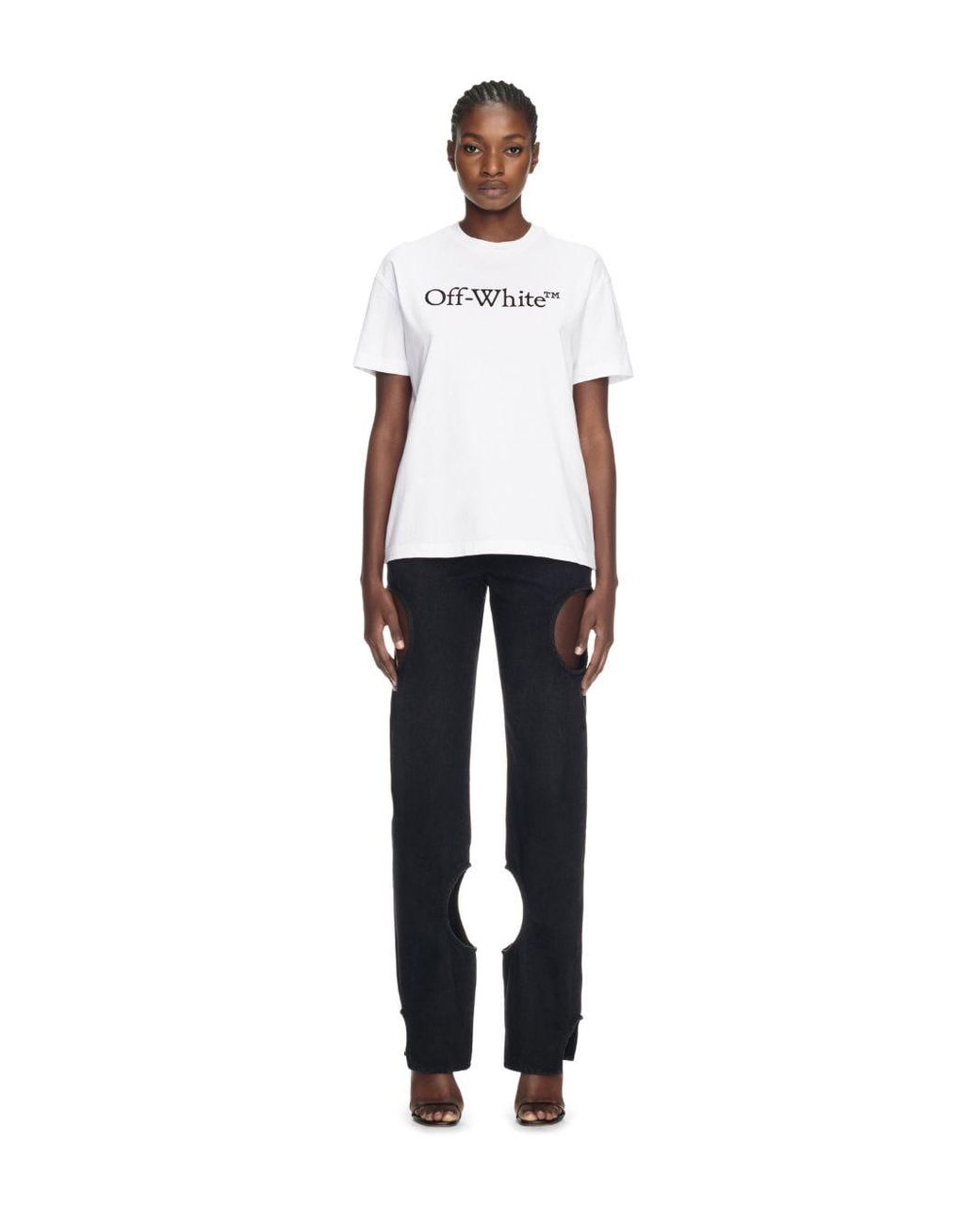 Off-White Kids Bookish logo-print track pants - Black