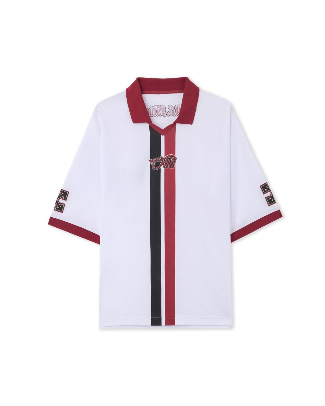 Off-White c/o Virgil Abloh White Off- C/O Ac Milan Arrow Tech T-Shirt for men