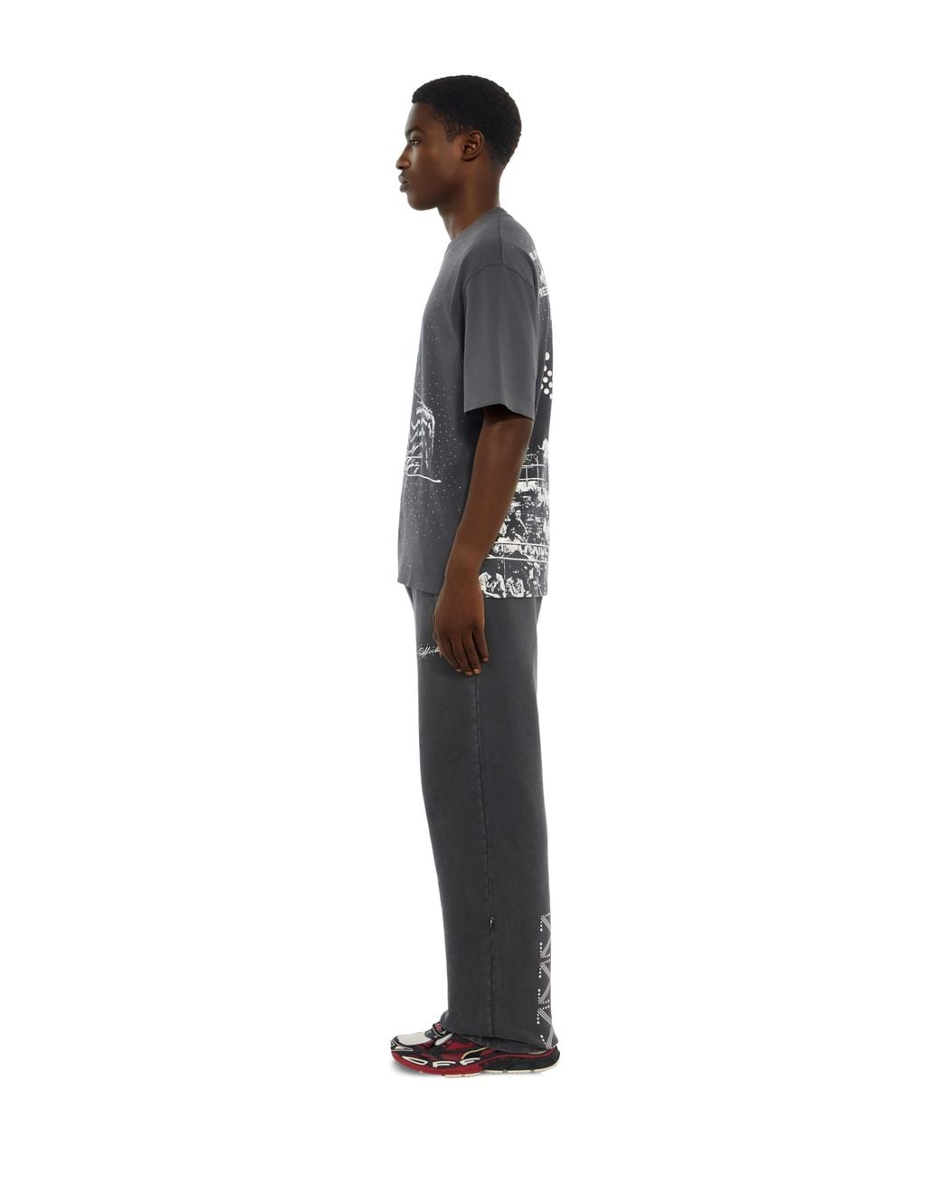 Off-White c/o Virgil Abloh Gray Miles Davis Stadium Sweatpants for men