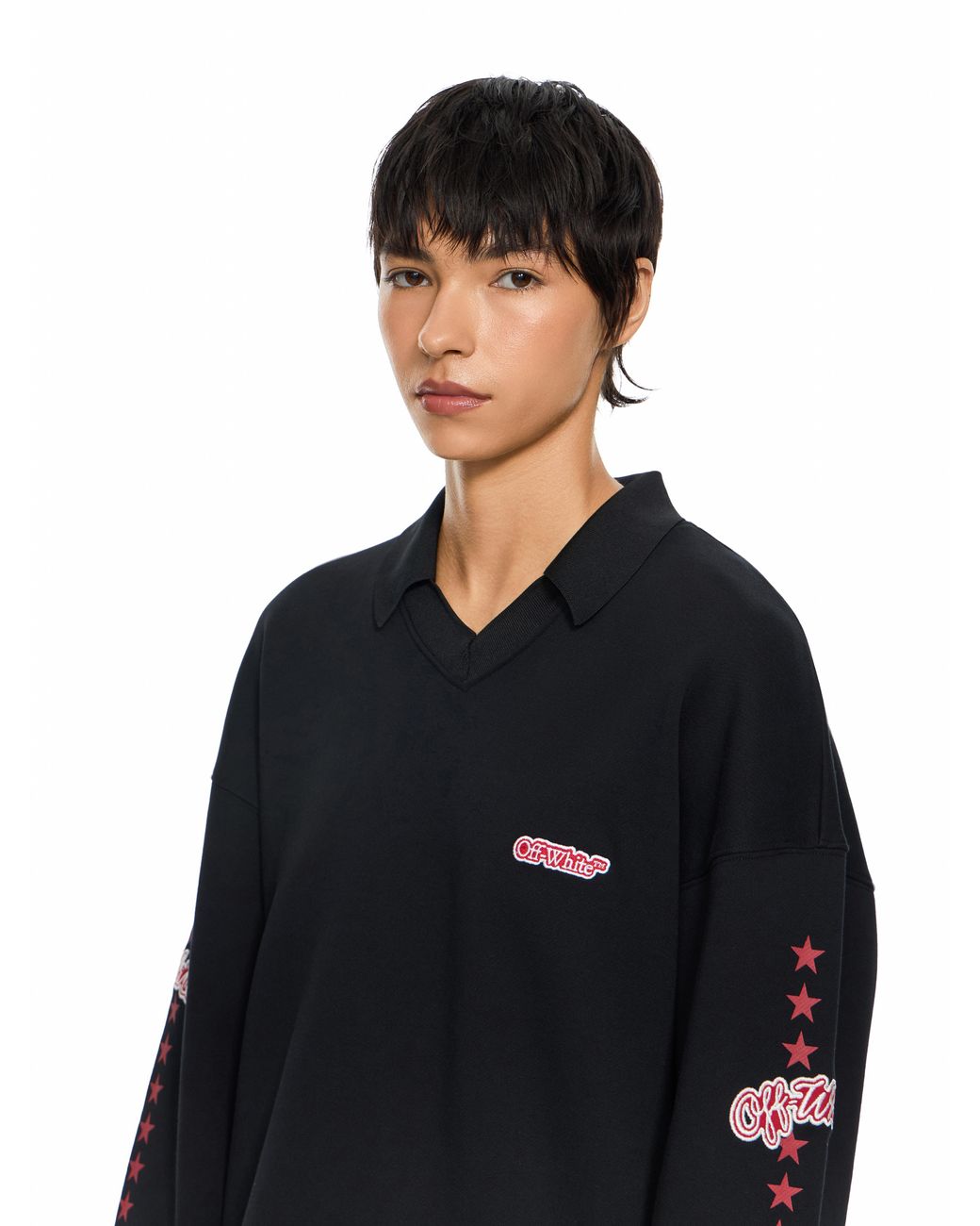 Off-White c/o Virgil Abloh Black Star Polo Sweatdress