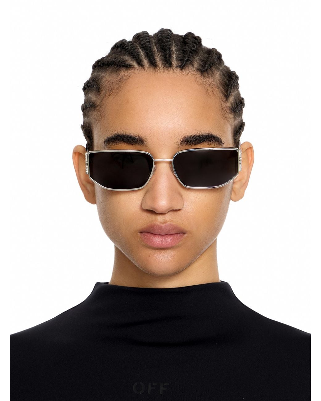 Off-White c/o Virgil Abloh Blue Allen Dark Lens Sunglasses