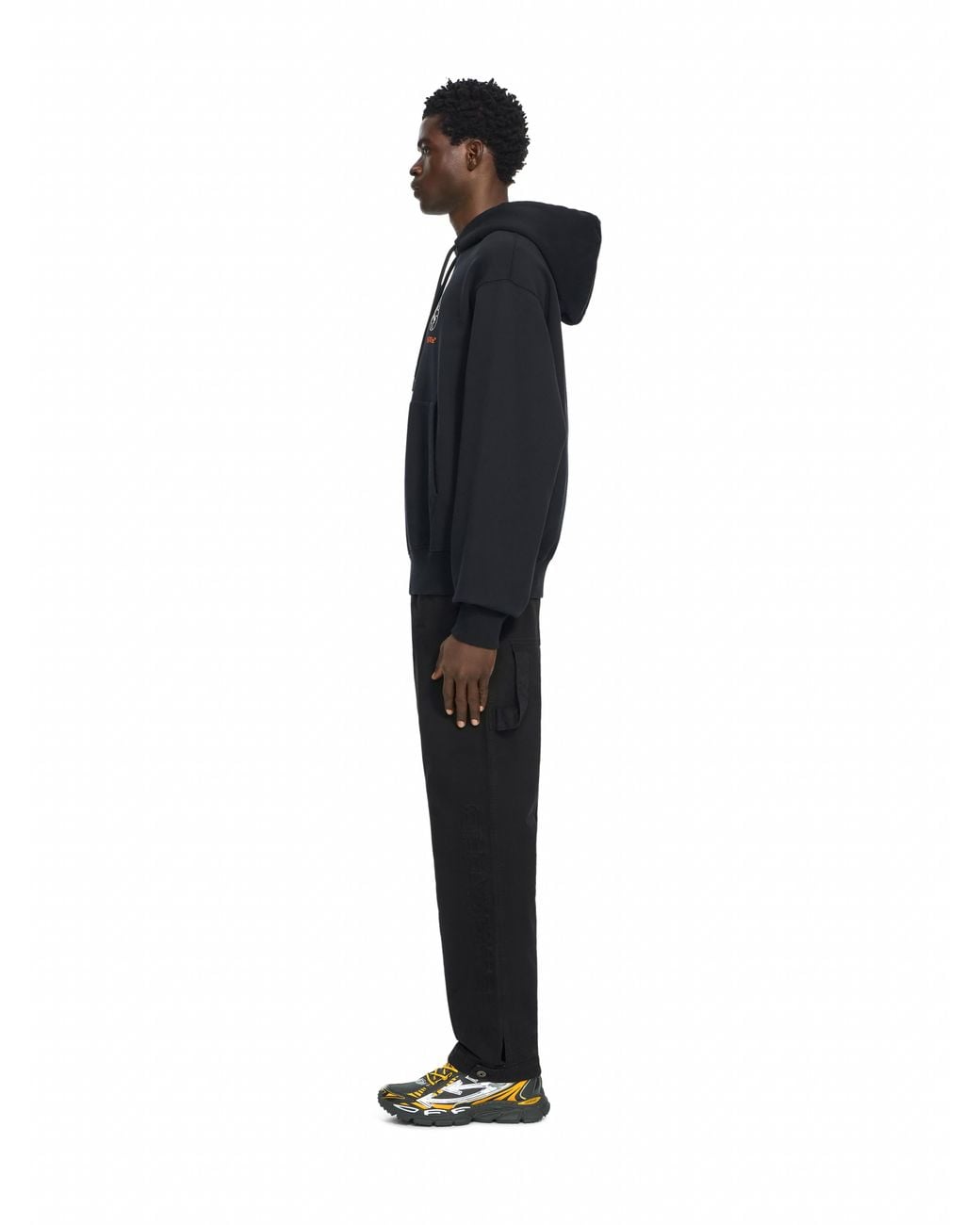 Off-White c/o Virgil Abloh Black Off Line Hoodie for men
