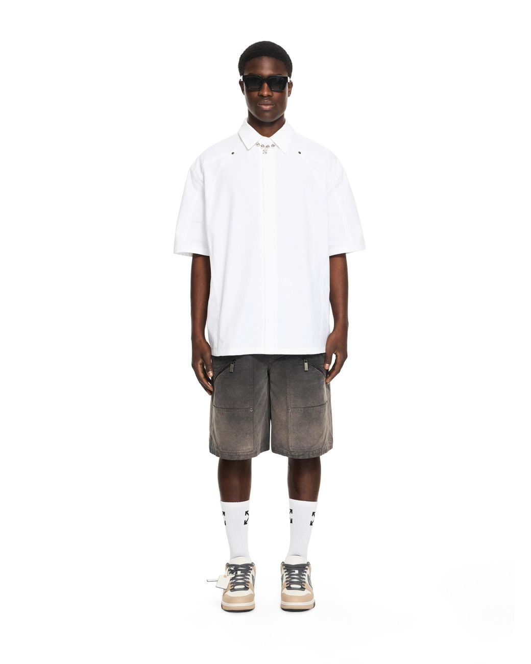 Off-White c/o Virgil Abloh White Owr Sporty Bowling Shirt for men
