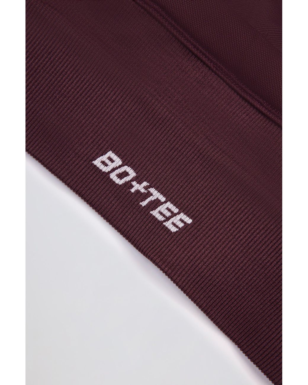 BO+TEE Red Super Sculpt Seamless Crossback Sports Bra