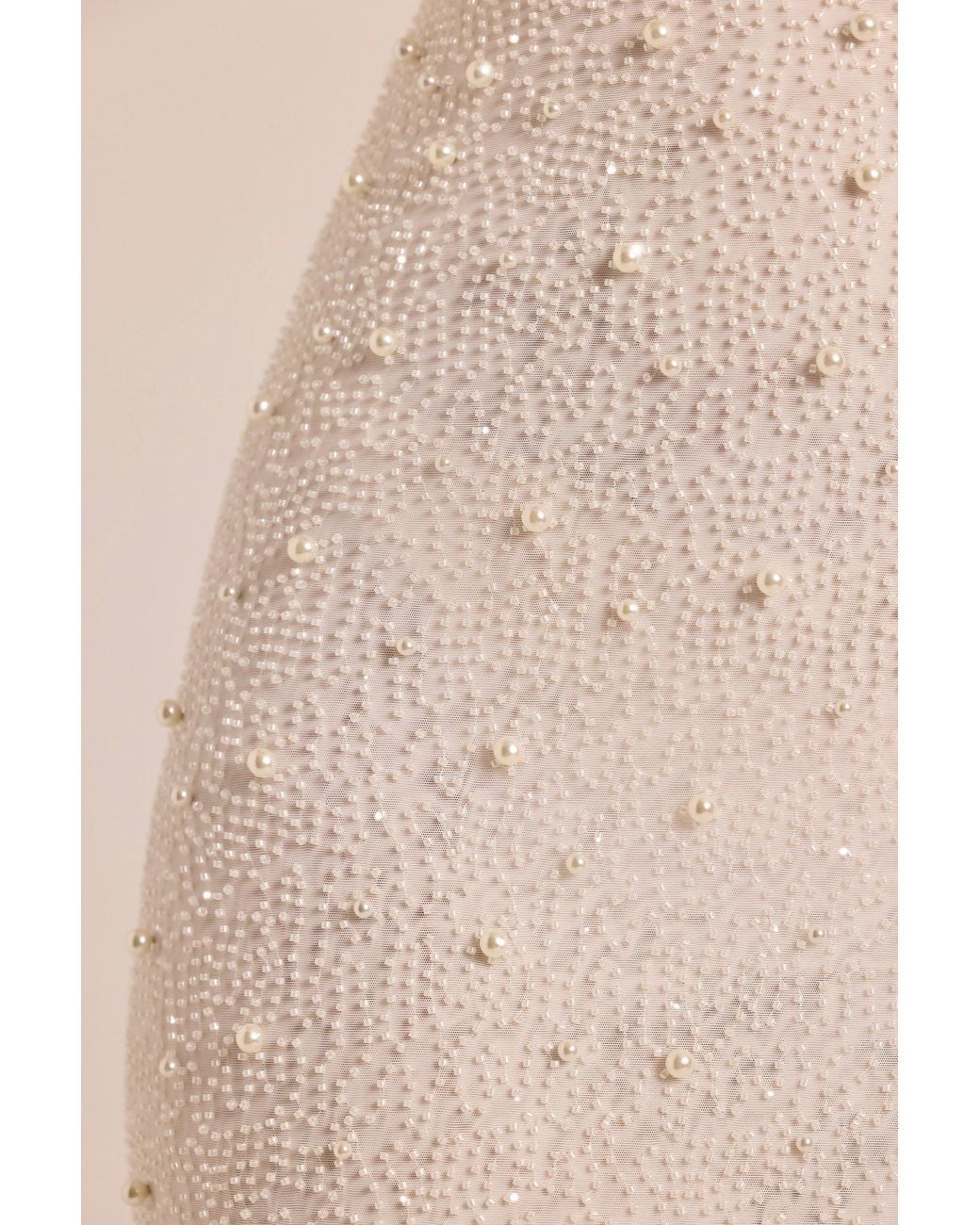 Oh Polly White Embellished Long Sleeve Backless Maxi Dress