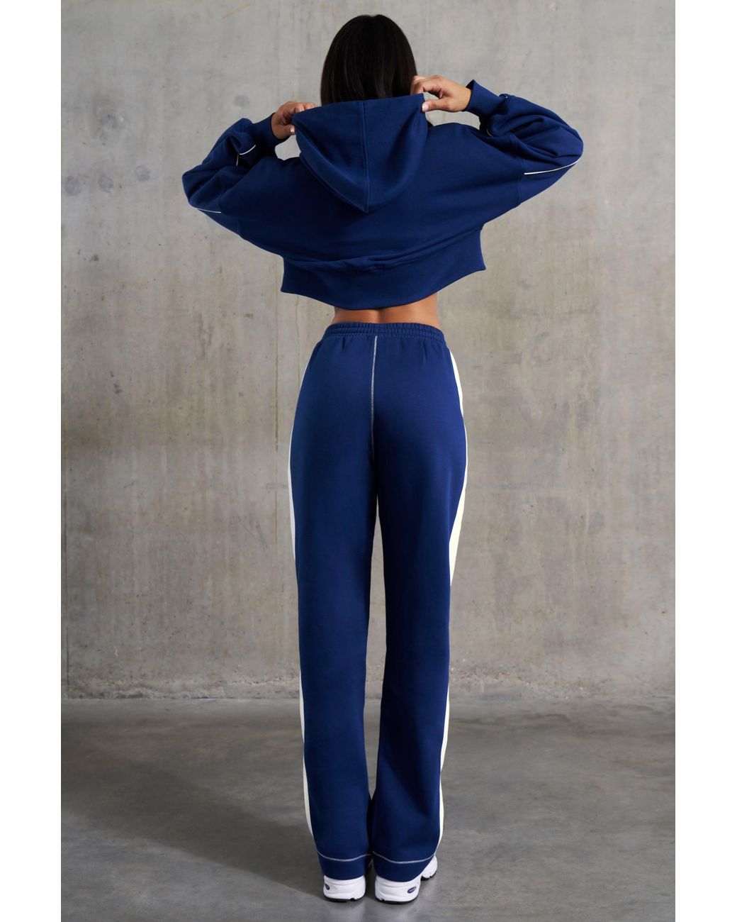 BO+TEE Blue Wide Leg Sweatpants
