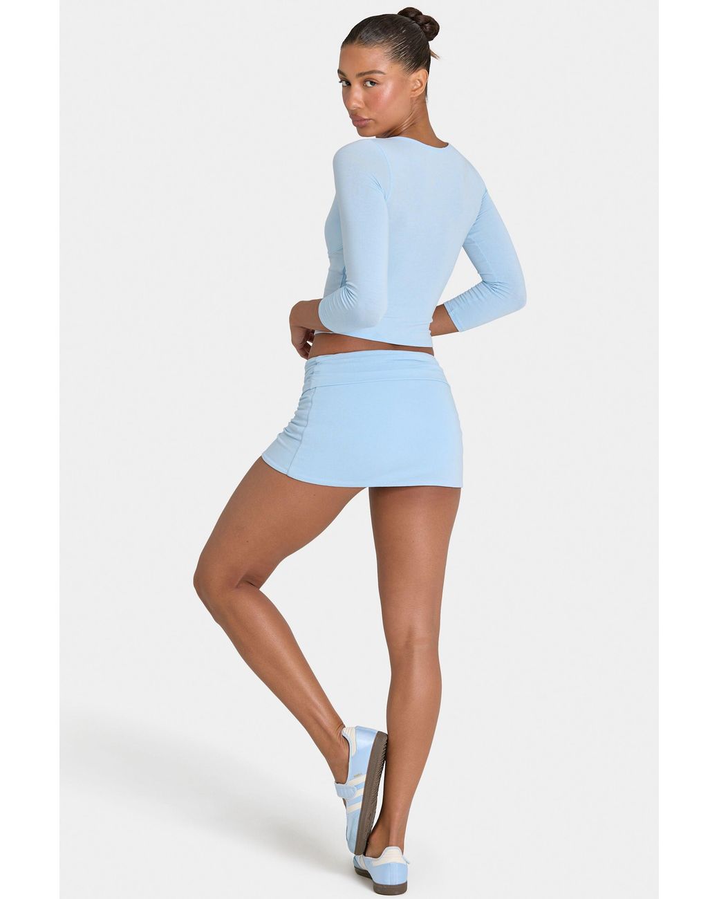 BO+TEE Blue Buttercloud Skort