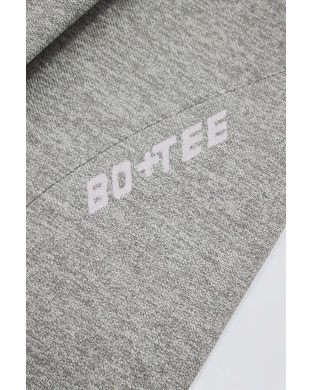 BO+TEE Gray Super Sculpt Seamless High-Waist Leggings