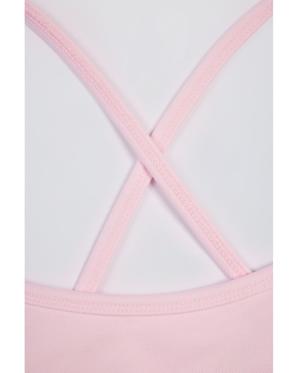BO+TEE Pink Super Sculpt Seamless Backless Sports Bra