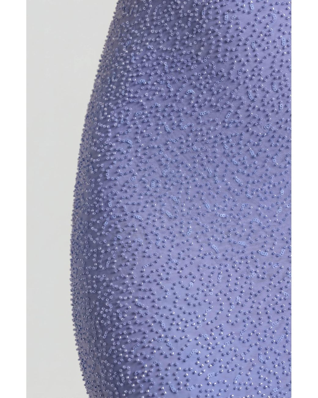 Oh Polly Blue Embellished Cowl Neck Maxi Dress