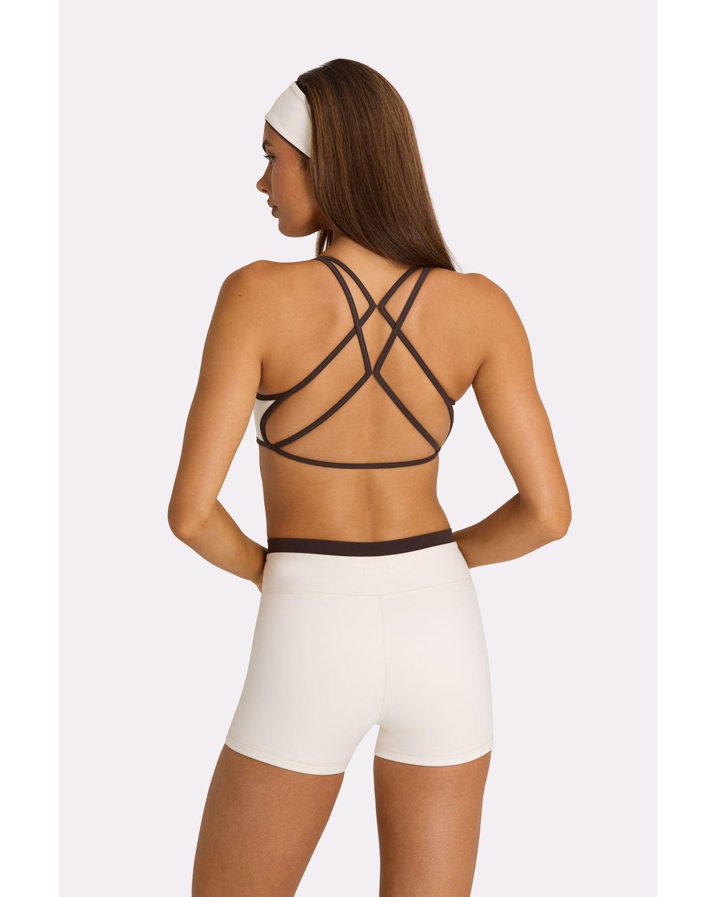 BO+TEE White Soft Active Sports Bra