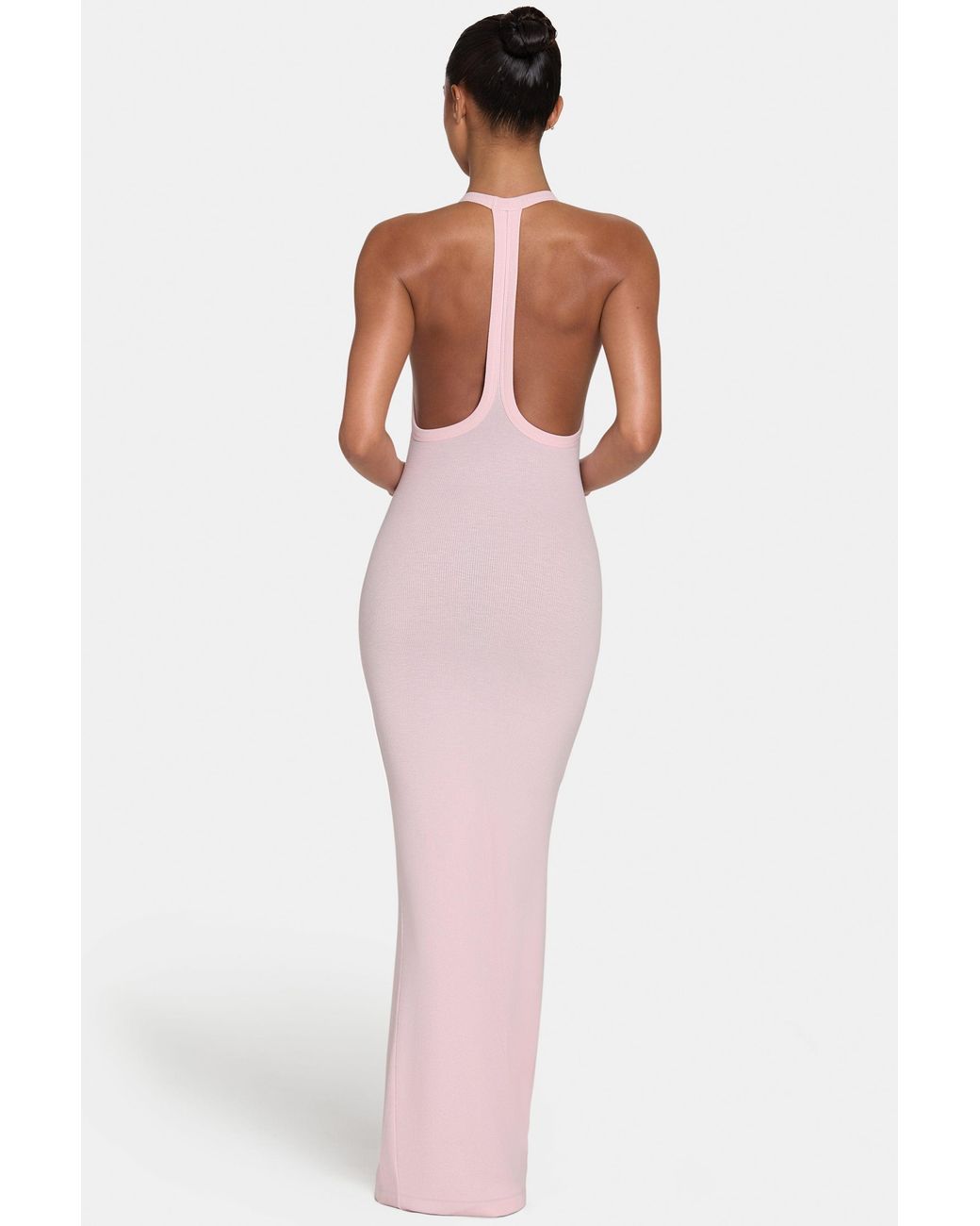 BO+TEE Pink Buttercloud Maxi Dress