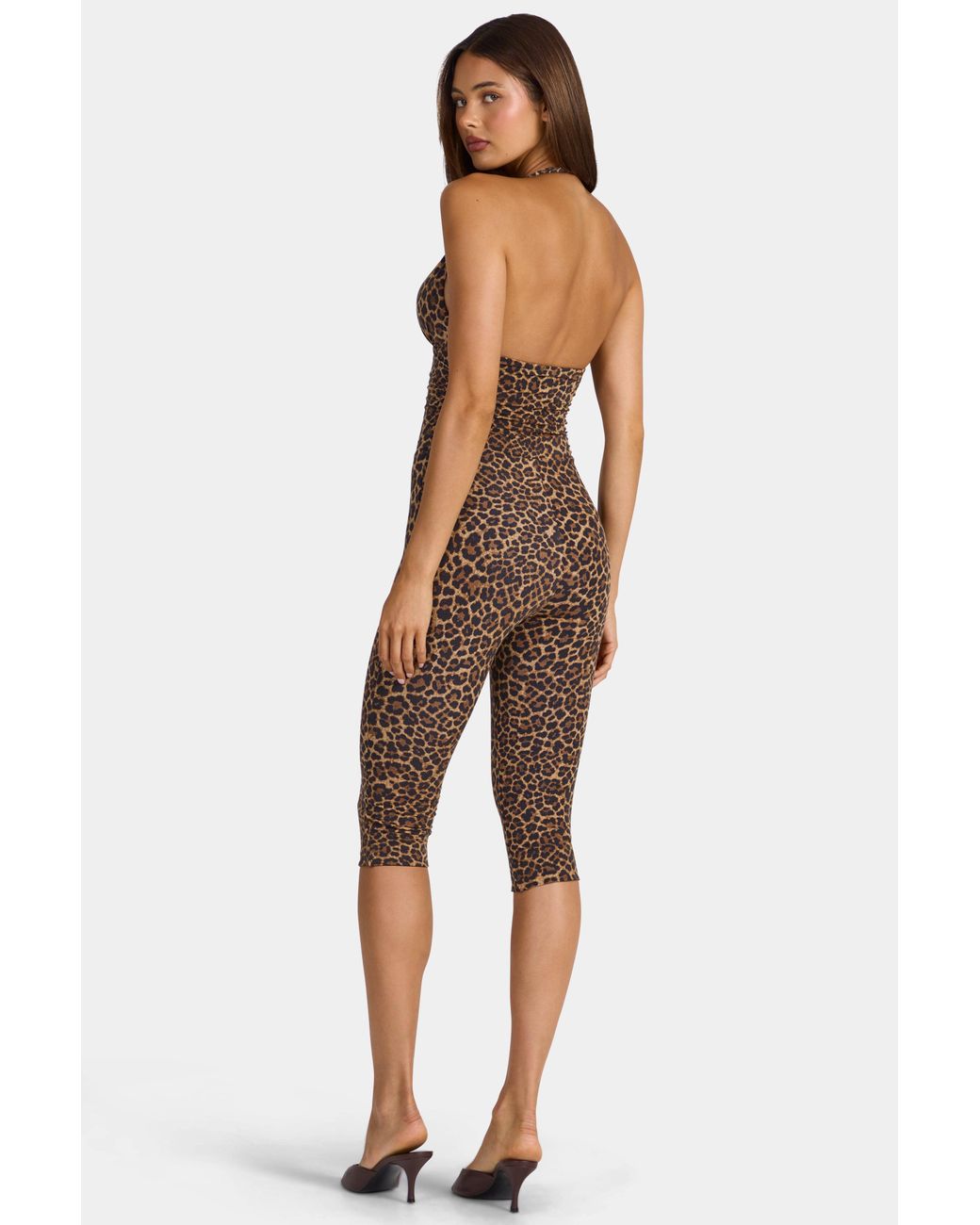 Oh Polly Multicolor Modal Capri Jumpsuit