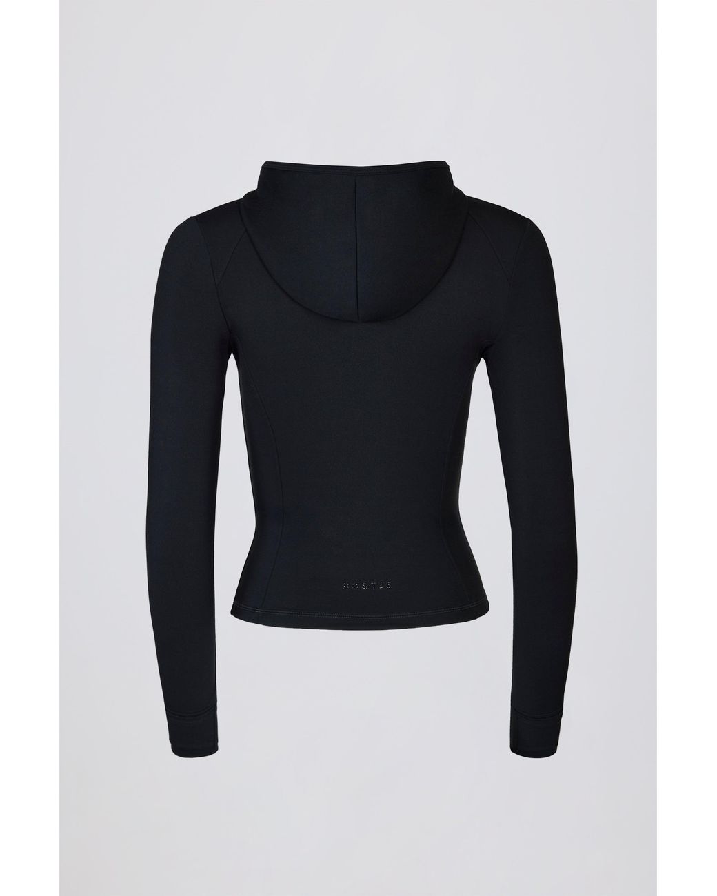 BO+TEE Black Soft Active Hooded Mid-Layer Jacket
