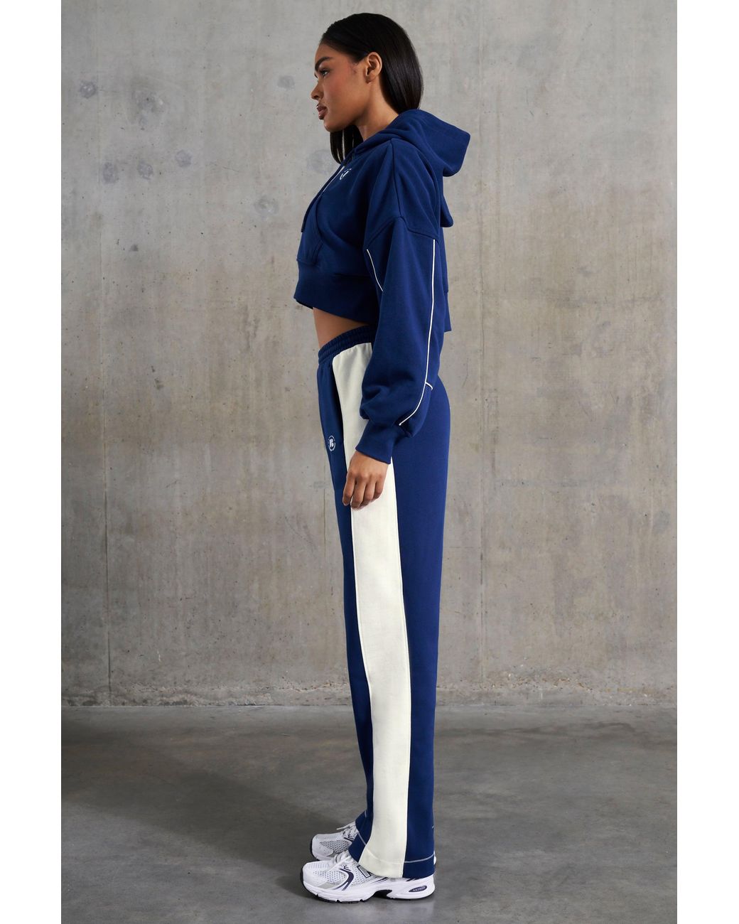 BO+TEE Blue Wide Leg Sweatpants