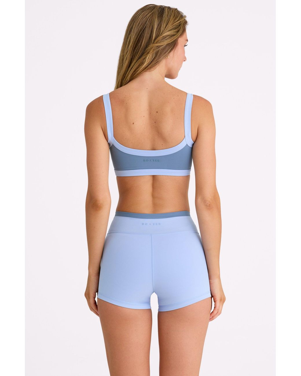BO+TEE Blue Soft Active Shorts