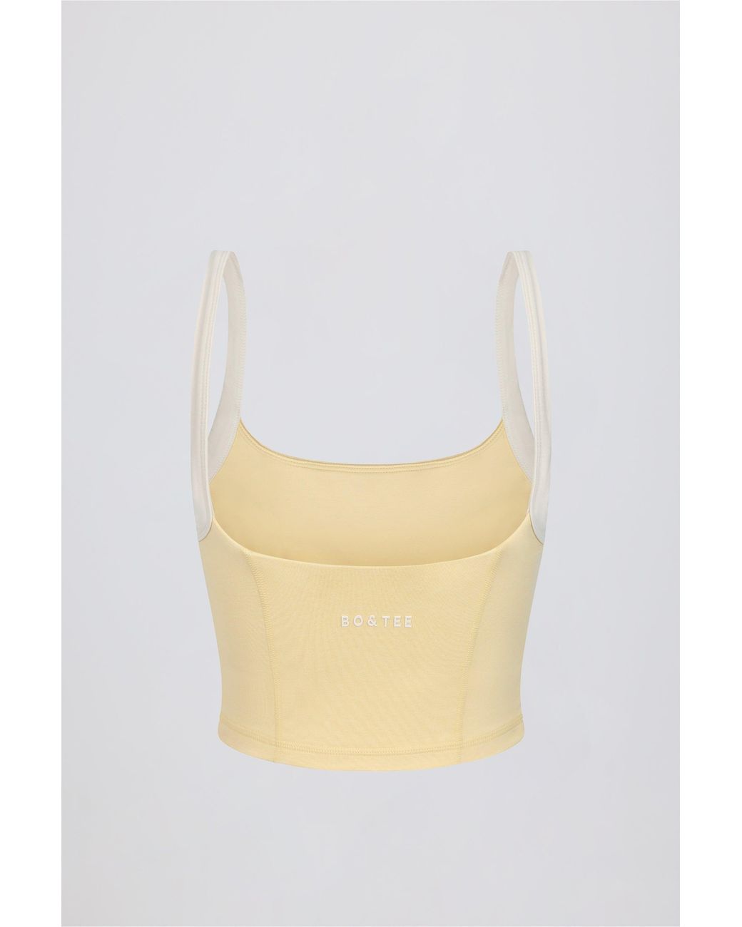 BO+TEE Natural Cropped Tank Top