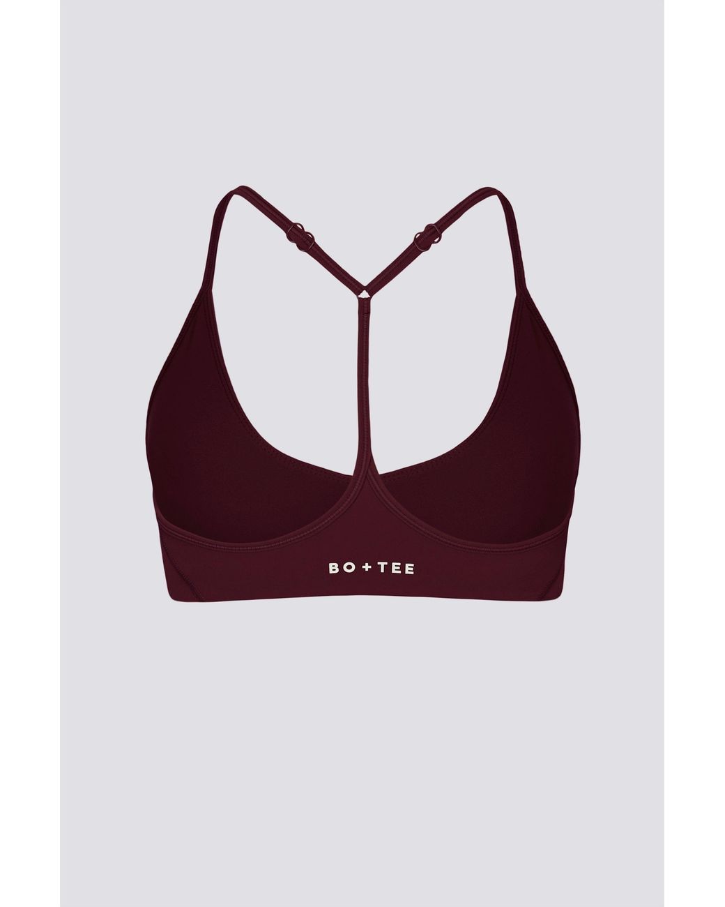 BO+TEE Red Soft Active Racerback Sports Bra