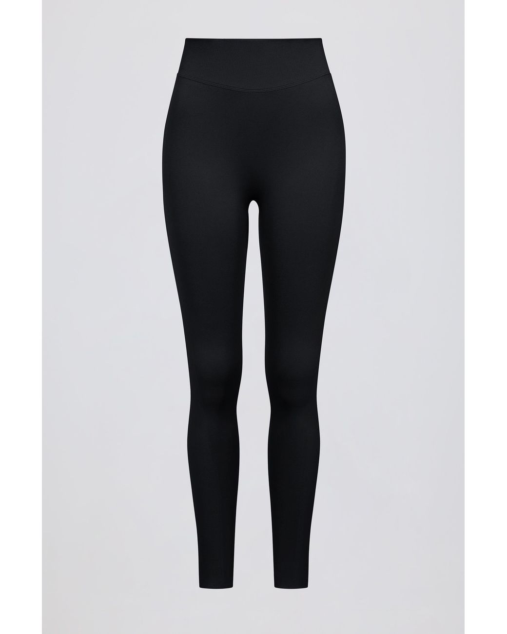 BO+TEE Black Define Luxe High-Waist Leggings