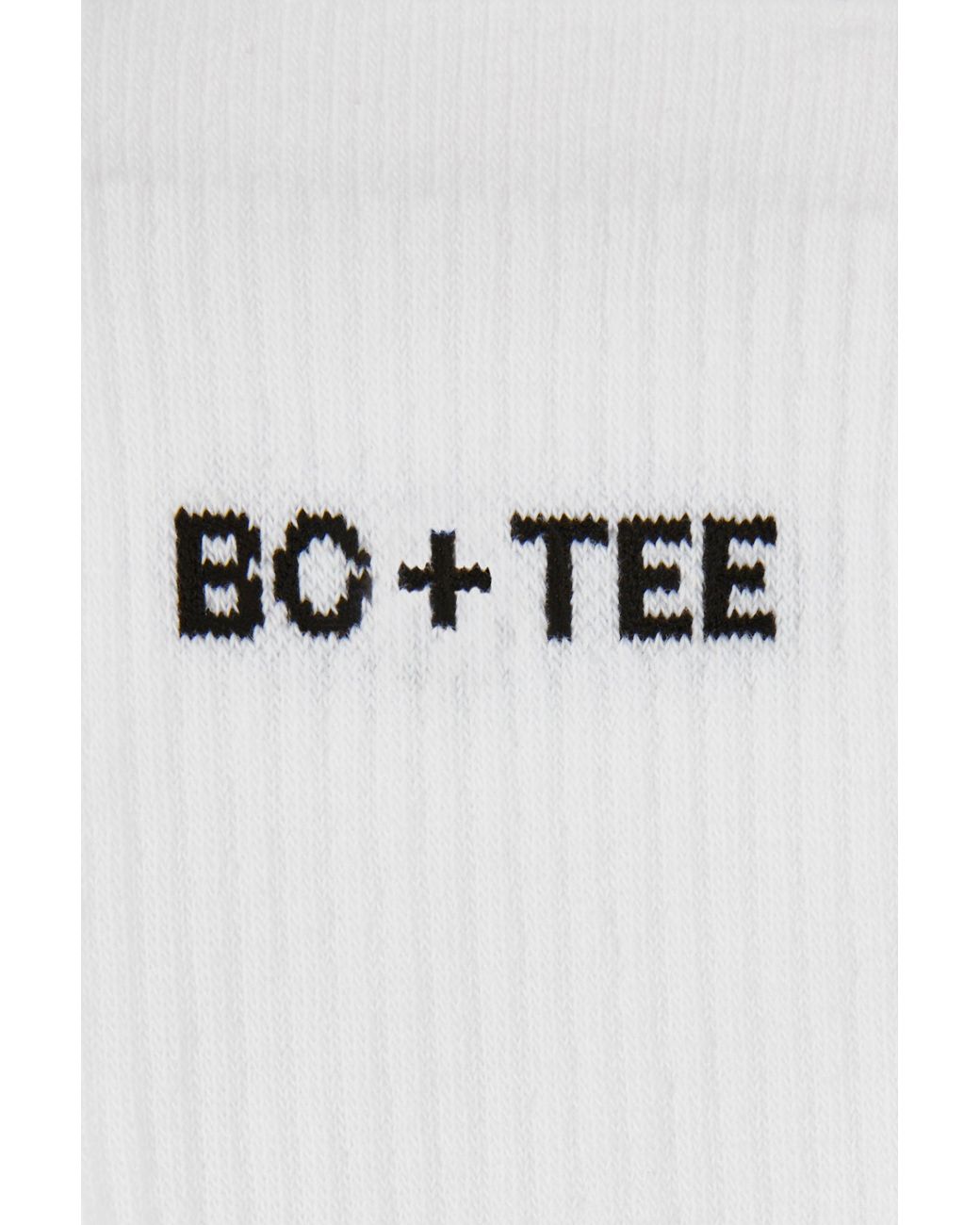 BO+TEE White Ribbed Crew Sock Bundle