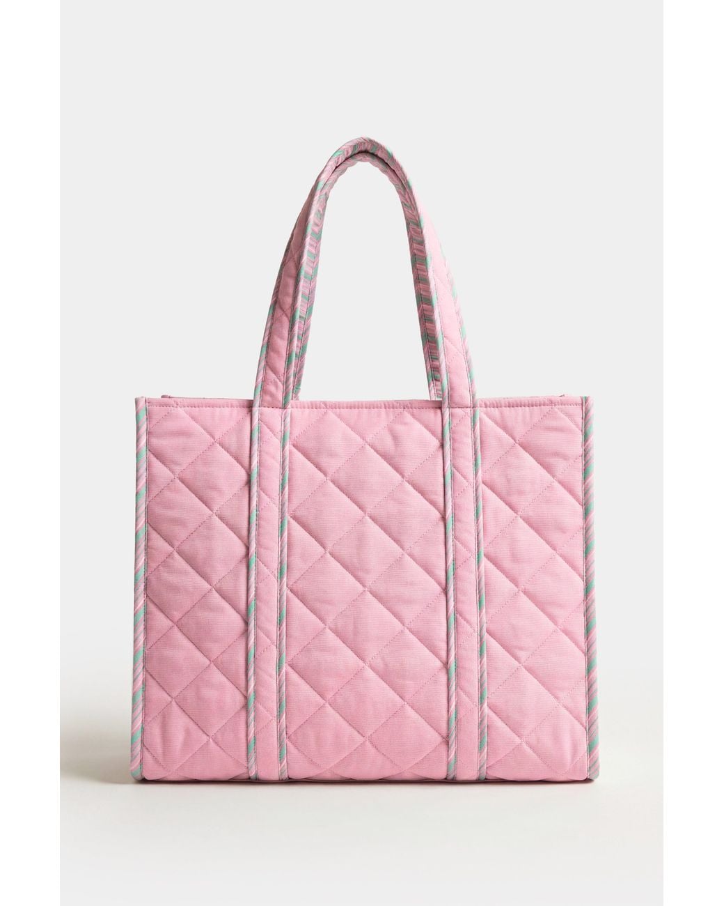 BO+TEE Pink Jersey Tote Bag