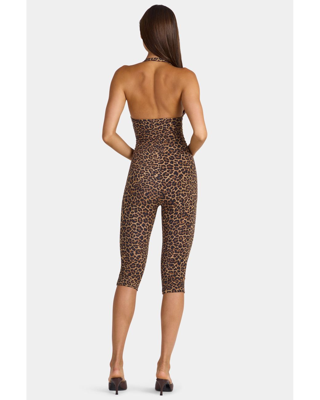 Oh Polly Multicolor Modal Capri Jumpsuit