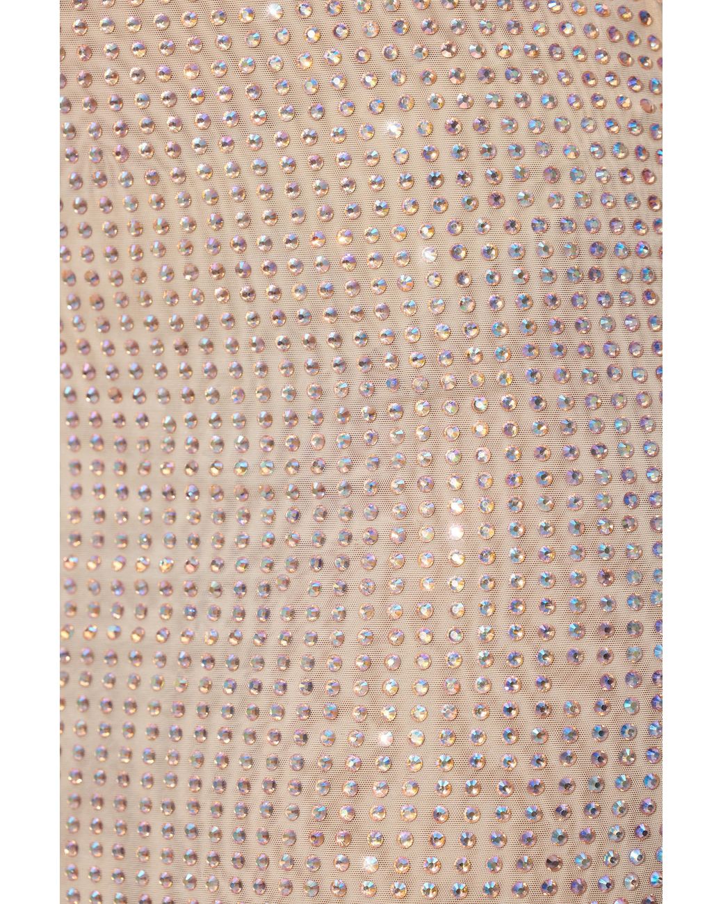 Oh Polly Natural Embellished Mid Rise Maxi Skirt