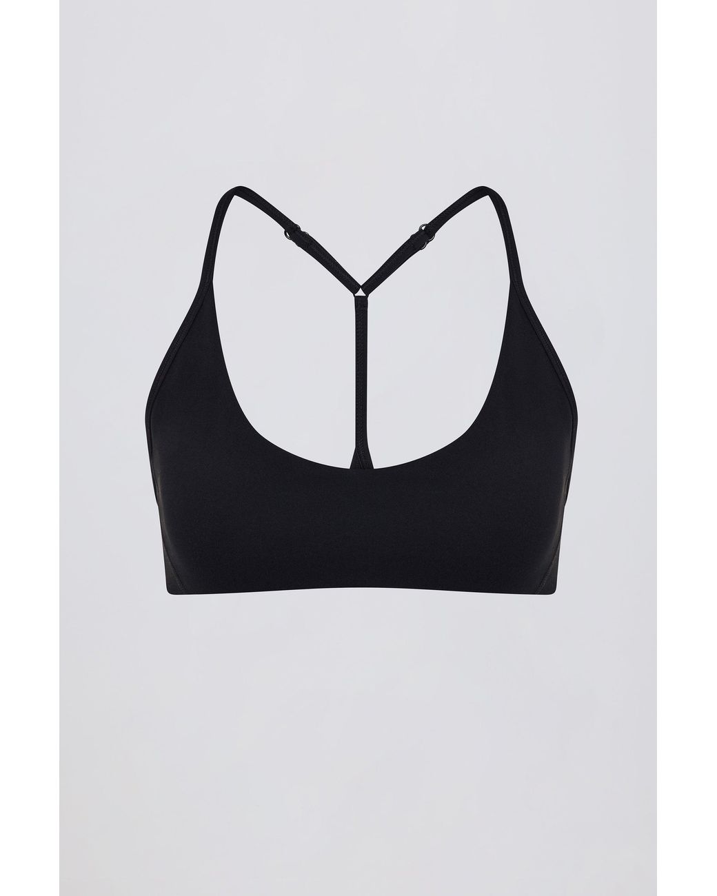 BO+TEE Black Soft Active Racerback Sports Bra