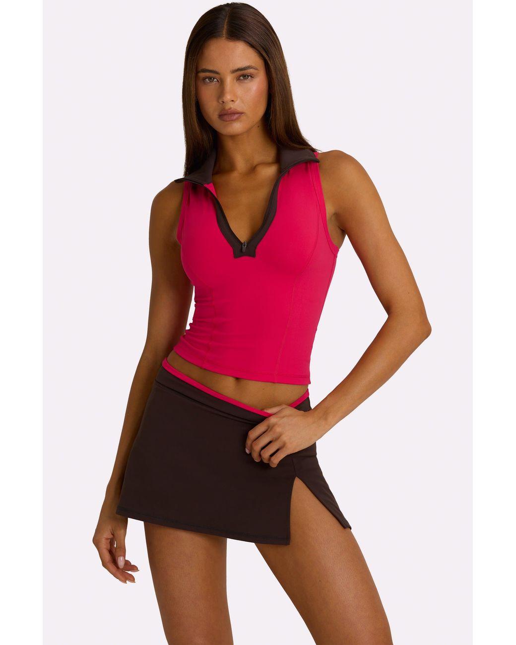 BO+TEE Brown Soft Active Mini Skort