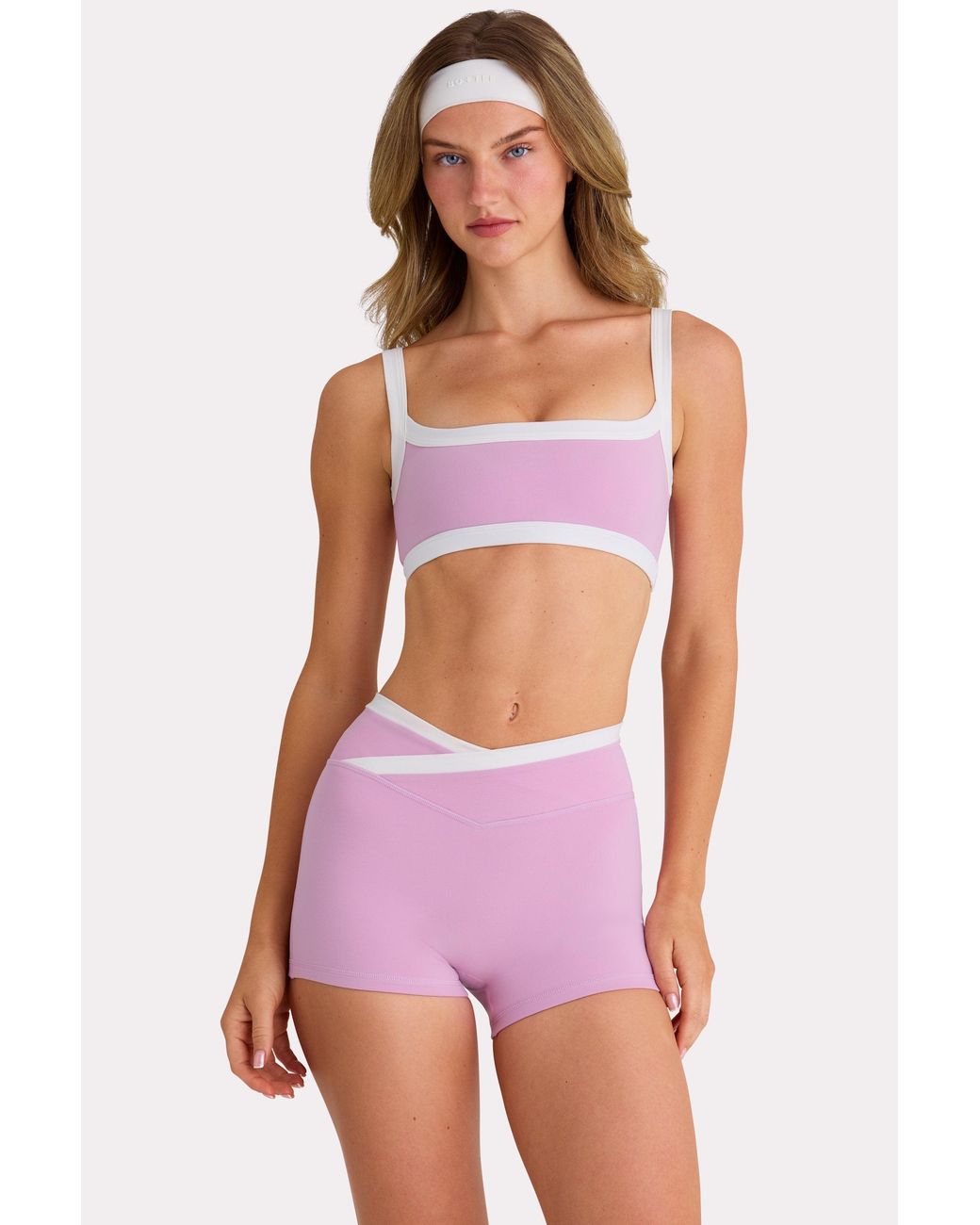 BO+TEE Pink Soft Active Shorts