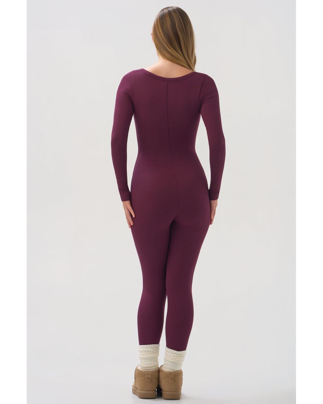 BO+TEE Purple Buttercloud 7/8 Jumpsuit