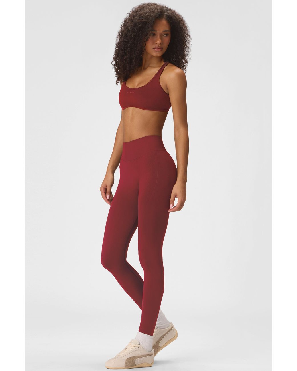 BO+TEE Red Soft Active Low-Impact Sports Bra