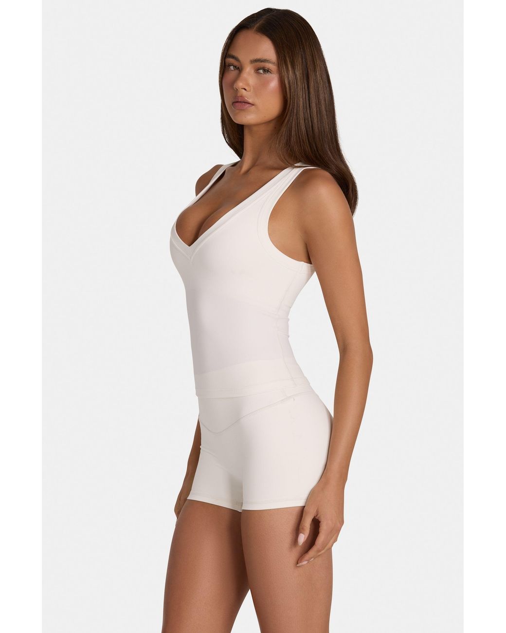 BO+TEE White Soft Active Tank Top