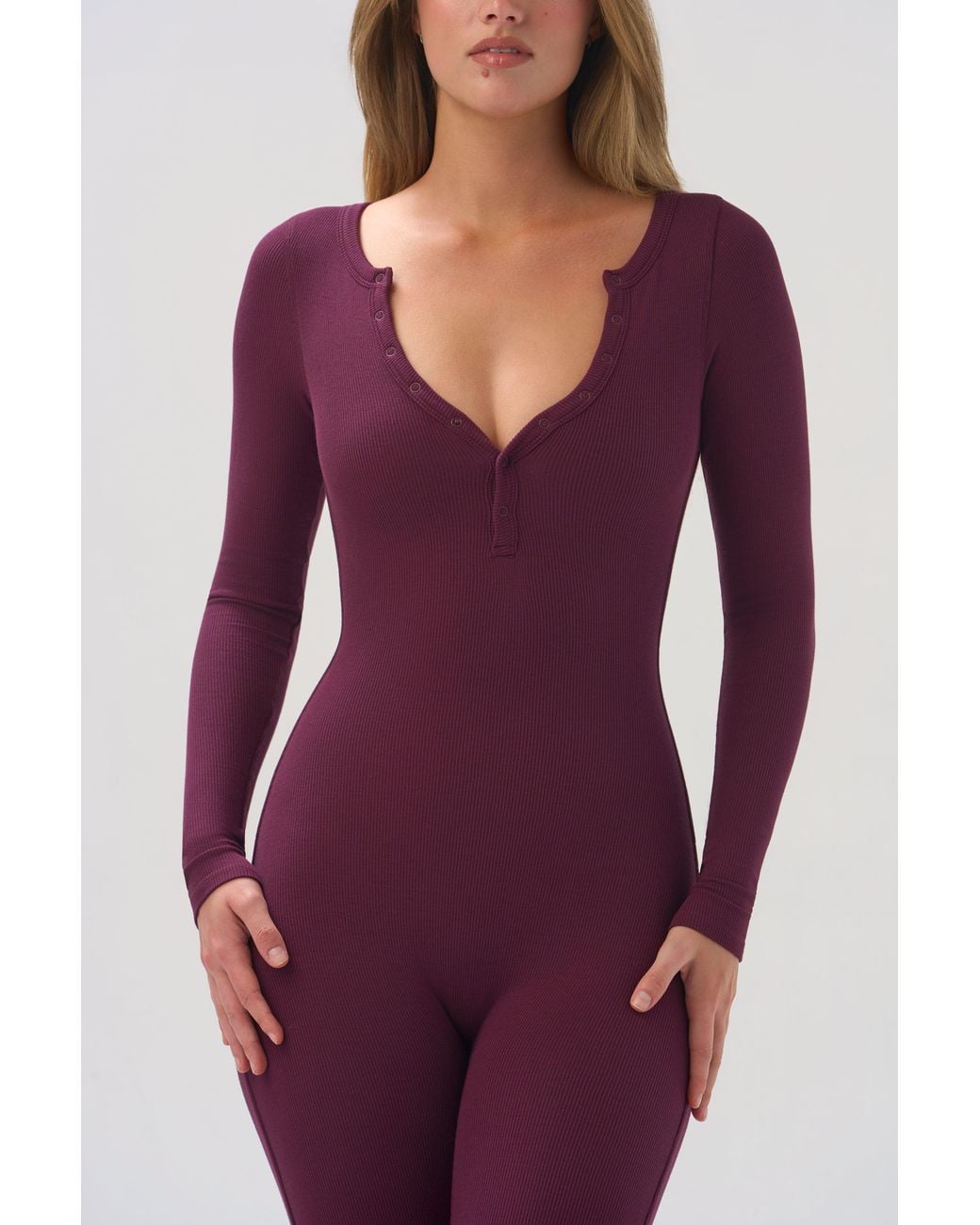 BO+TEE Purple Buttercloud 7/8 Jumpsuit