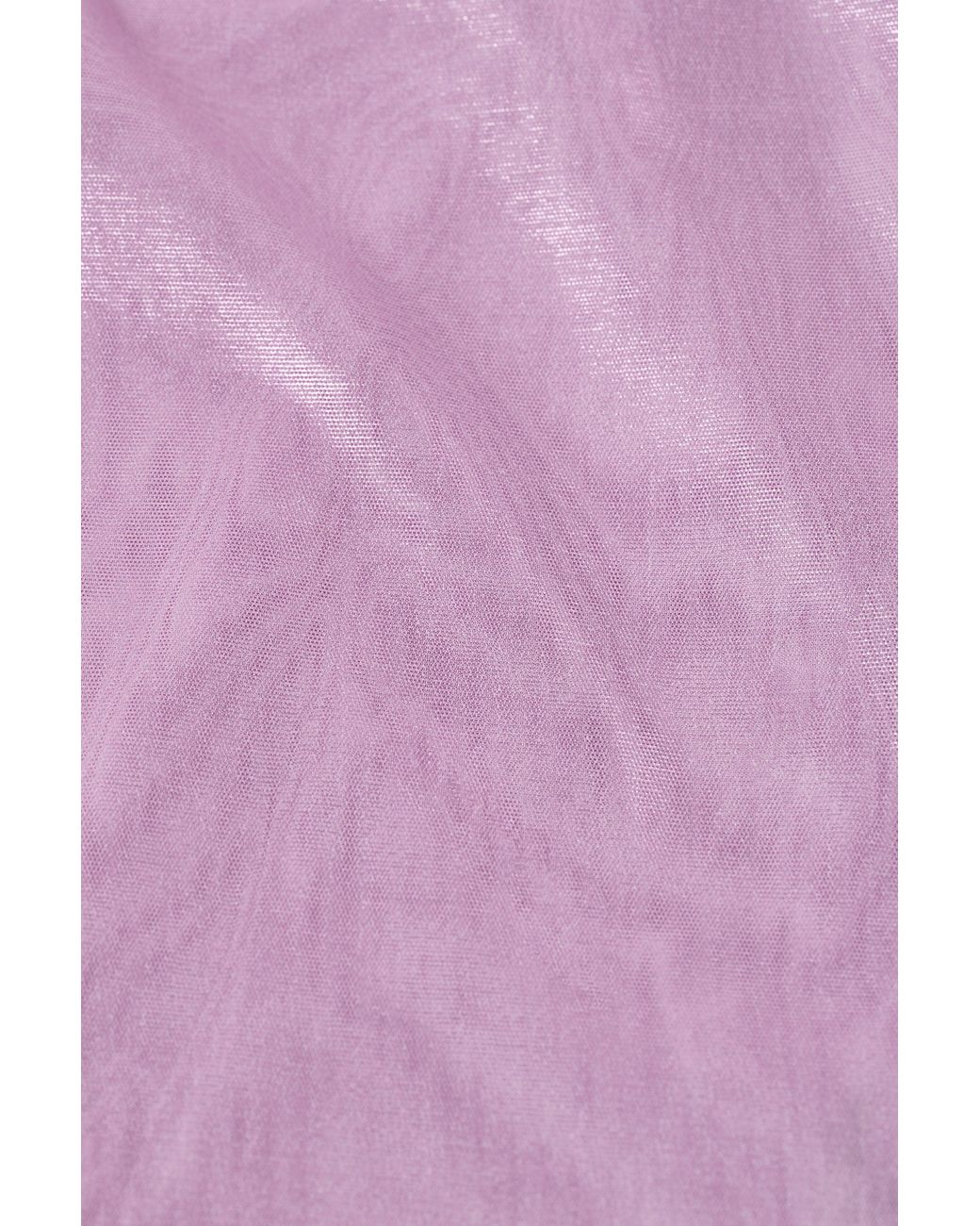 Oh Polly Pink Metallic Cut-Out One-Shoulder Mini Dress