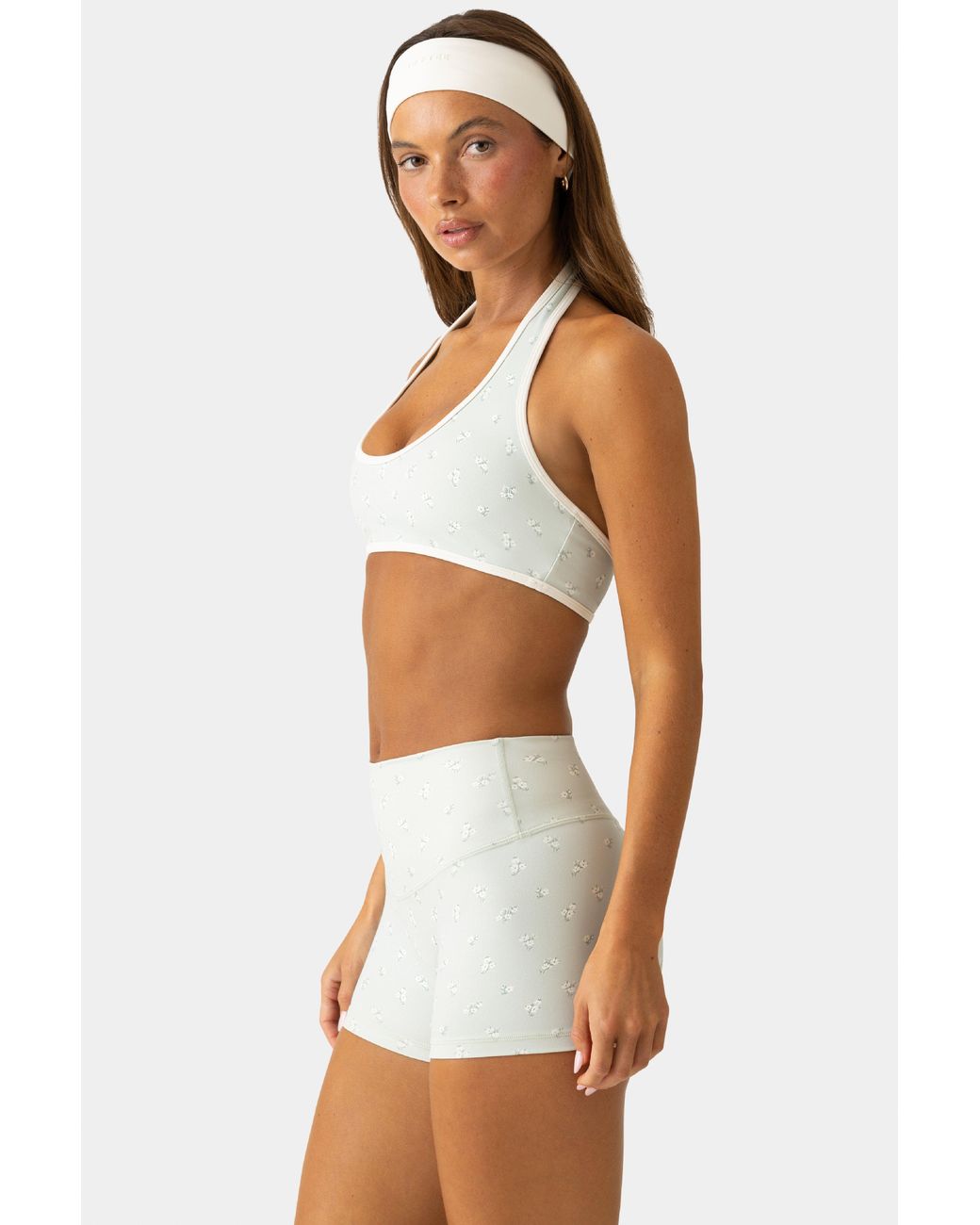 BO+TEE Green Soft Active Mini Shorts
