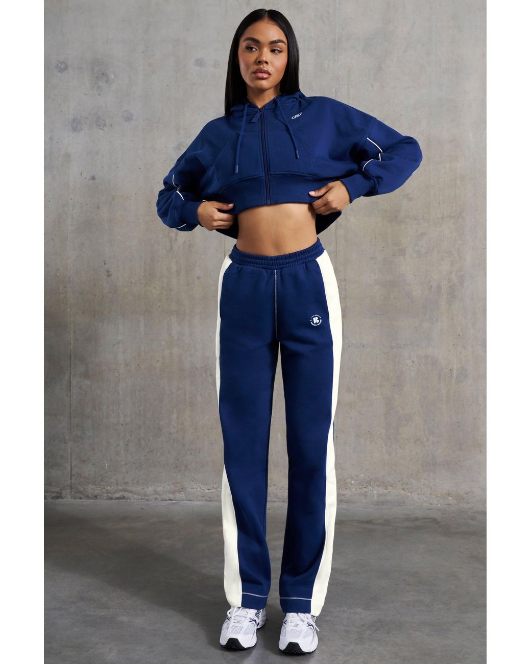 BO+TEE Blue Wide Leg Sweatpants
