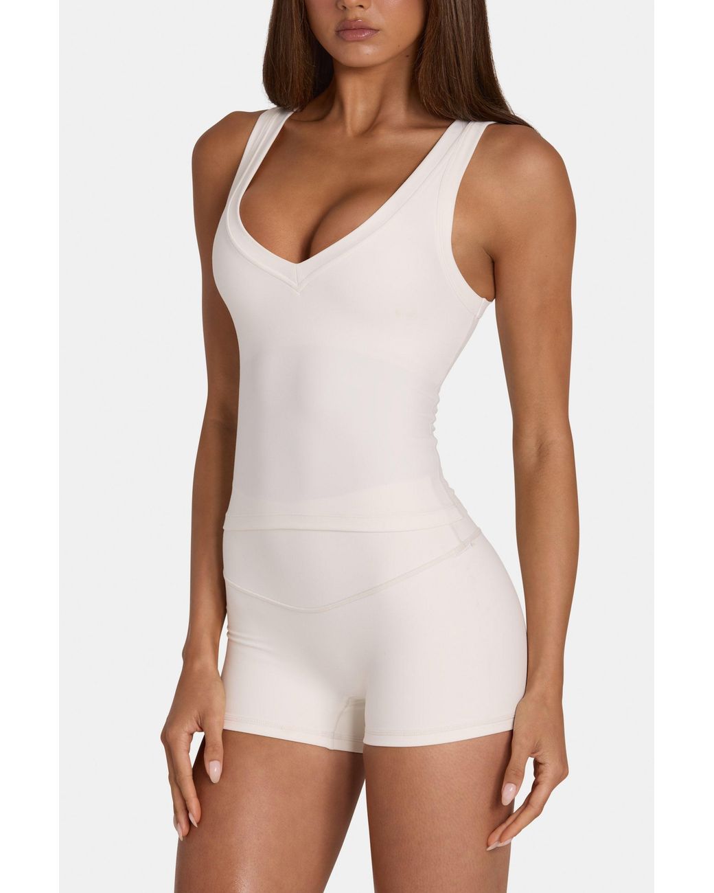 BO+TEE White Soft Active Tank Top